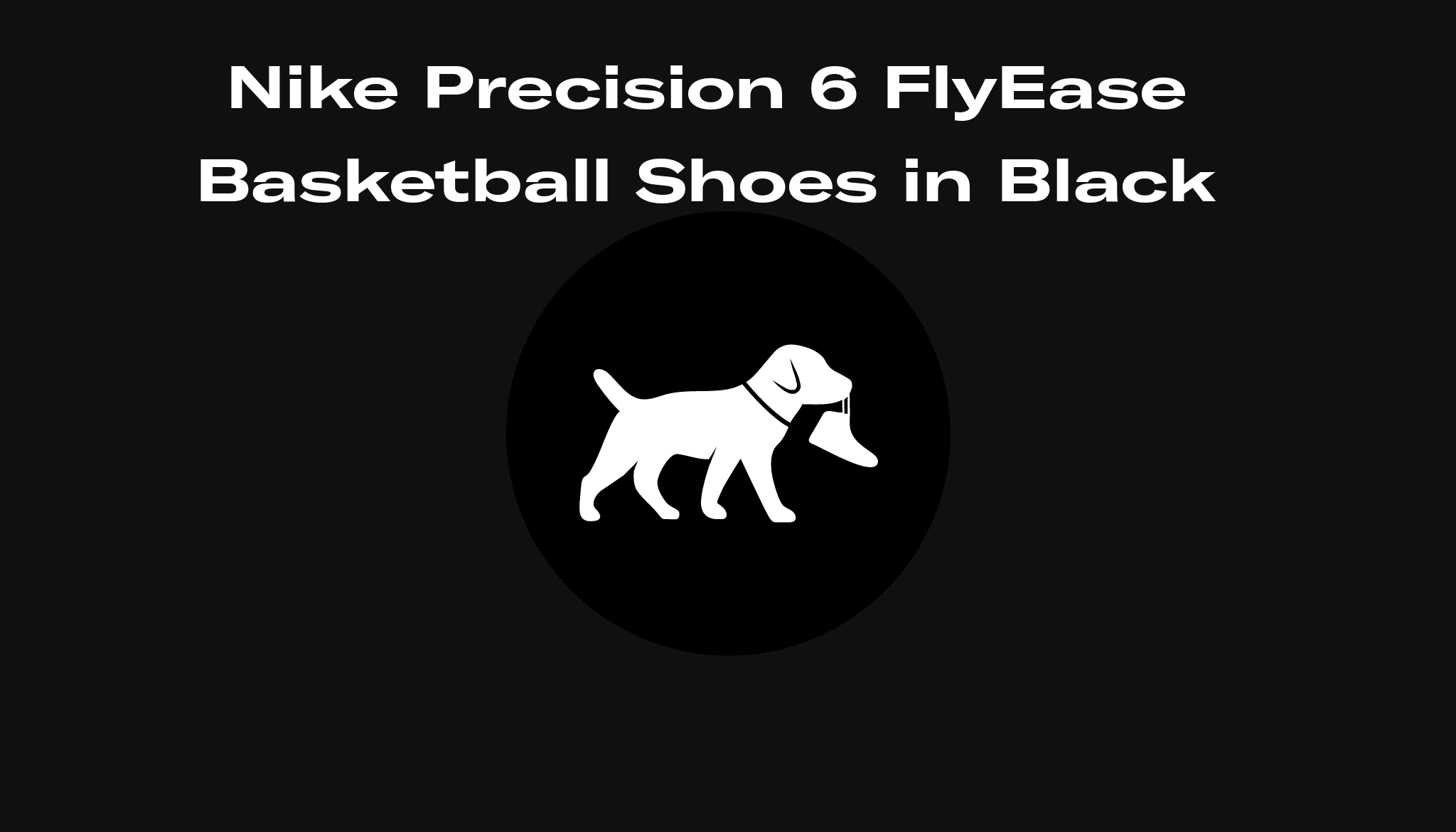 Nike Precision 6 FlyEase Basketball Shoes in Black Raffles and Release